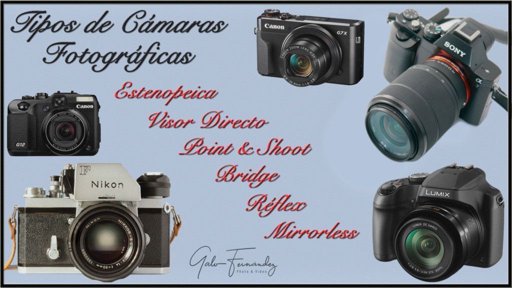 Tipos de Cámaras Fotográficas