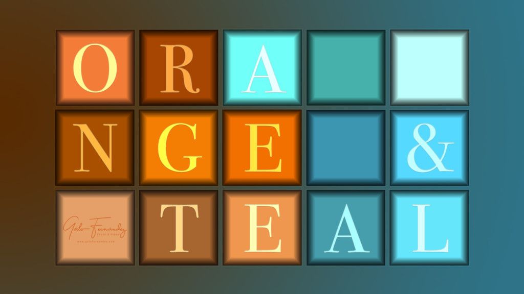 Orange &Teal